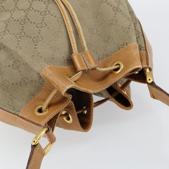 GUCCI GG Canvas Shoulder Bag Beige Gold 001 854 1627 Auth ep10612 - Picture 6 of 16